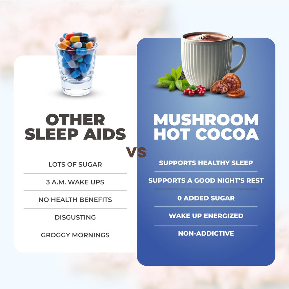 RYZE Hot Cocoa measuring scoop conveys easy portioning for a nightly routine.