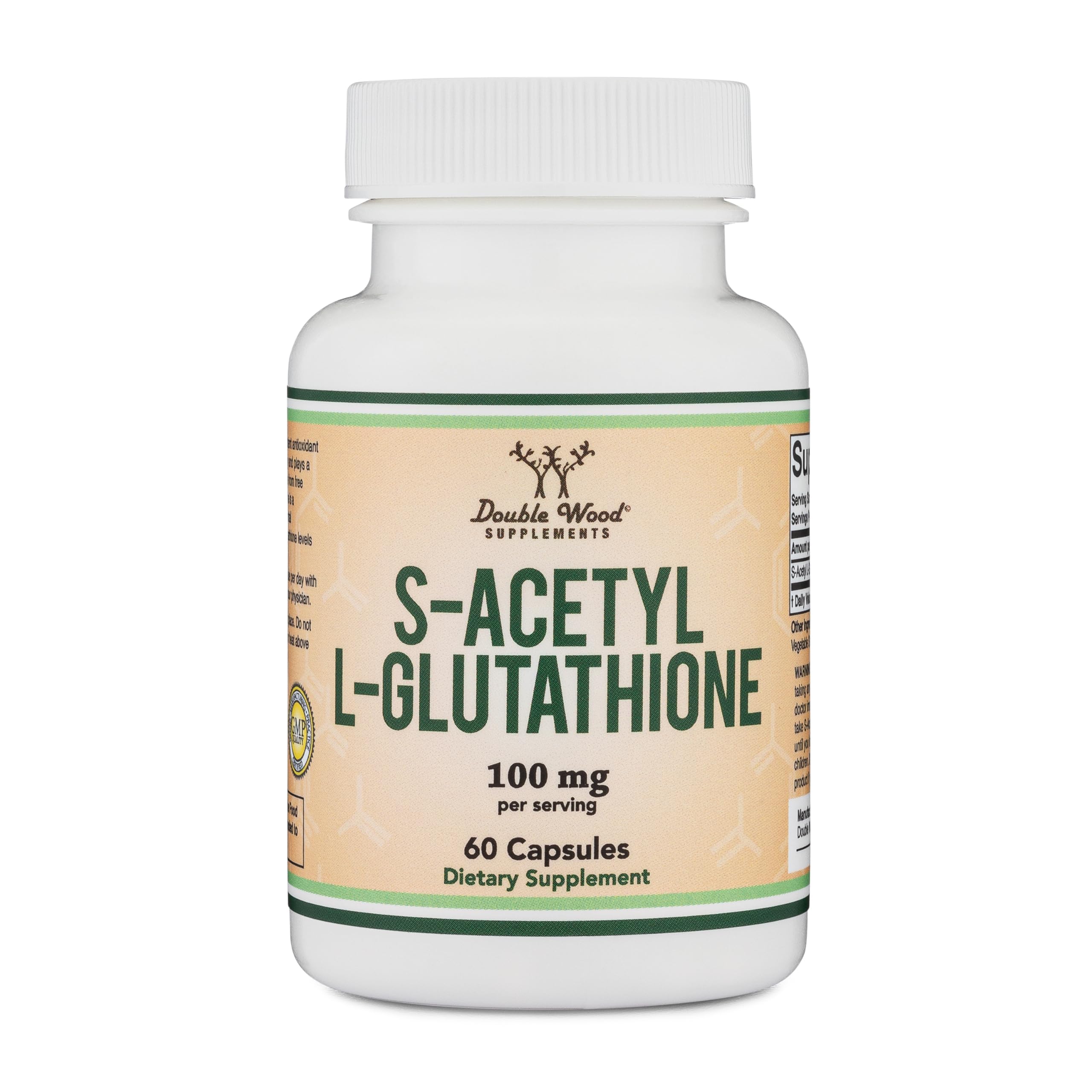 S-Acetyl L-Glutathione 100mg capsules – 60 count bottle