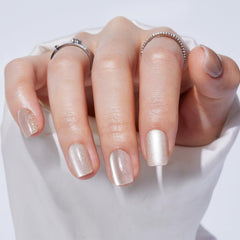 S.T. Friends Eye Cat Press On Nails square closeup for quick glam.