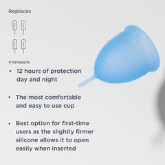 Saalt menstrual cup in use during swimming and sleeping highlights leak-free protection.
