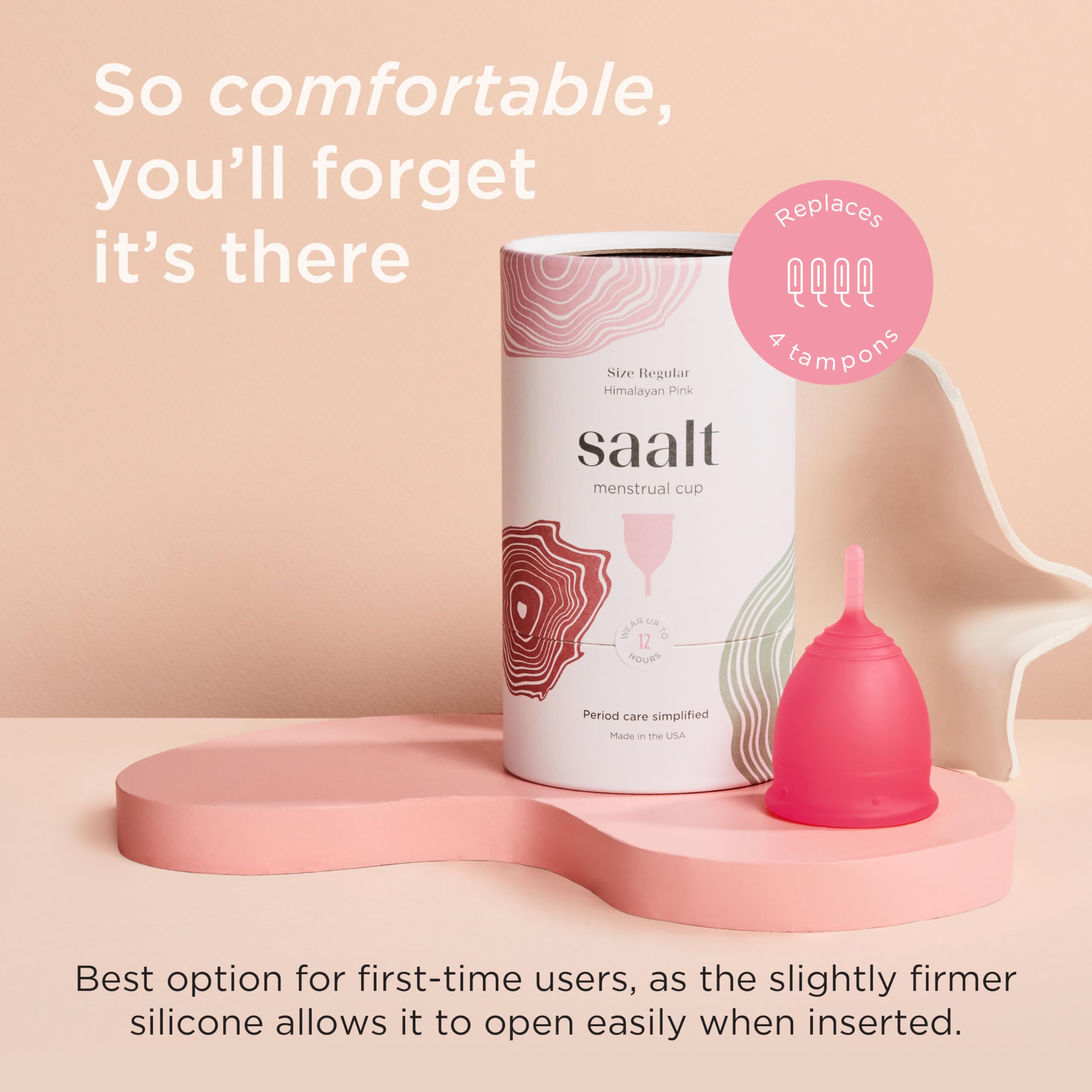Saalt soft bulb design demonstrates easy insertion and secure seal.