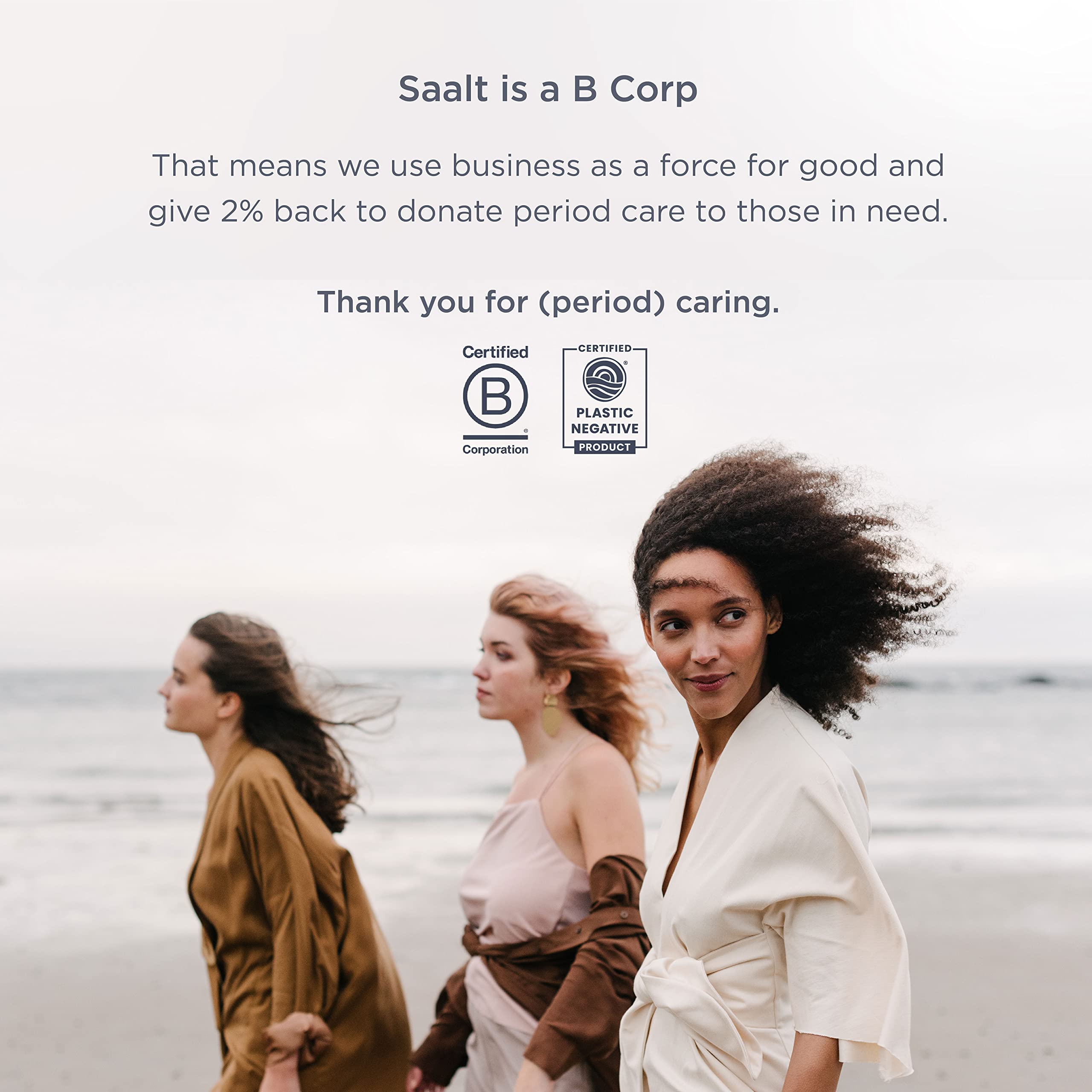 Carrying pouch with Saalt Soft cup for discreet storage between cycles