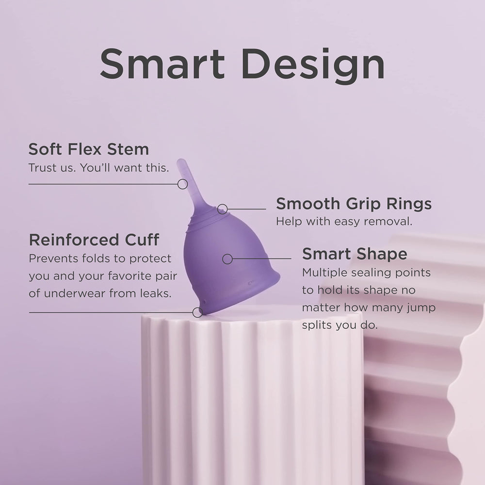 Saalt Soft Cup smooth finish closeup highlights gentle seal for comfortable wear.
