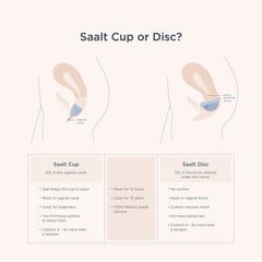 Saalt USA-made silicone close-up emphasizes safe, hypoallergenic material.