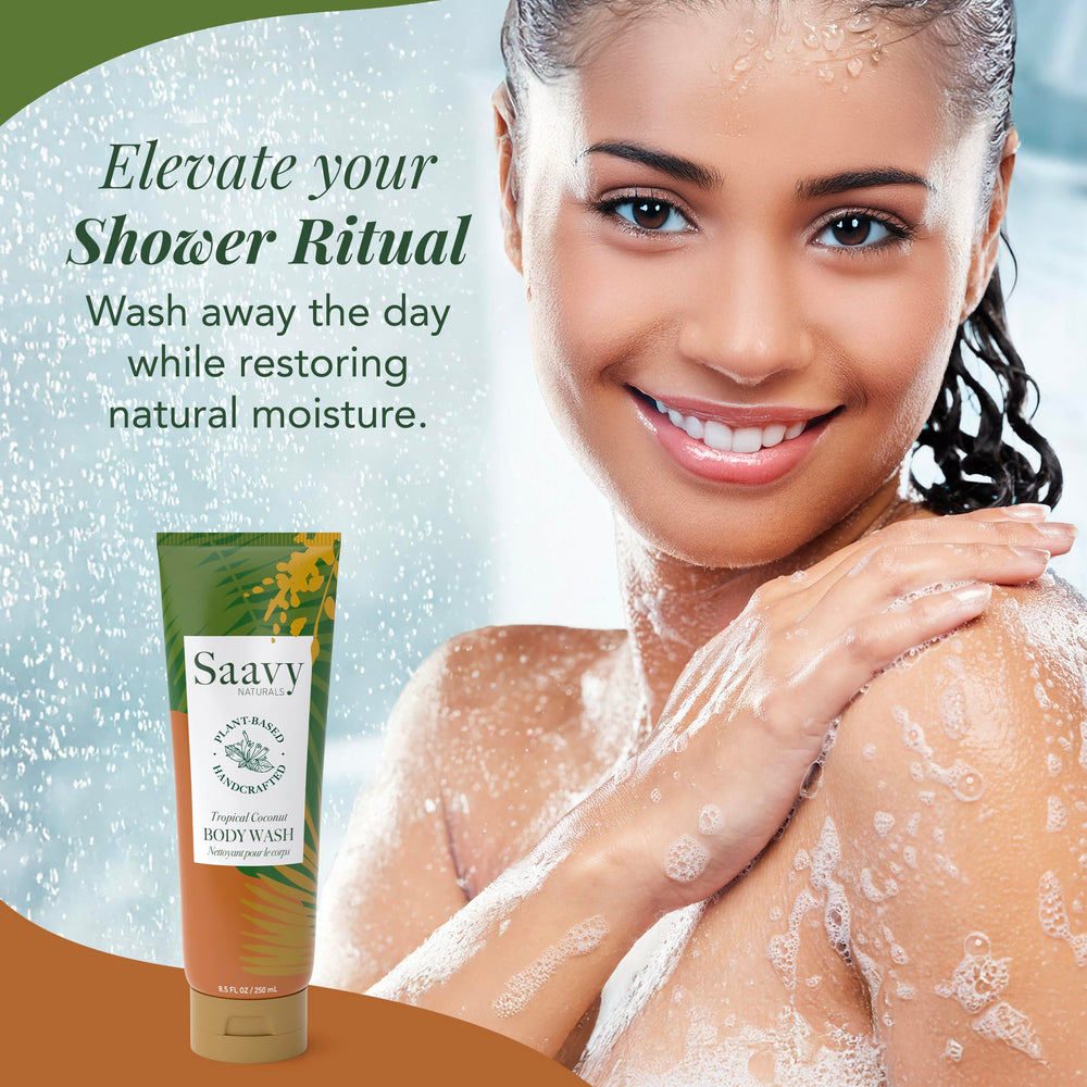 Saavy Naturals Aloe Vera formula helps soothe sensitive skin.