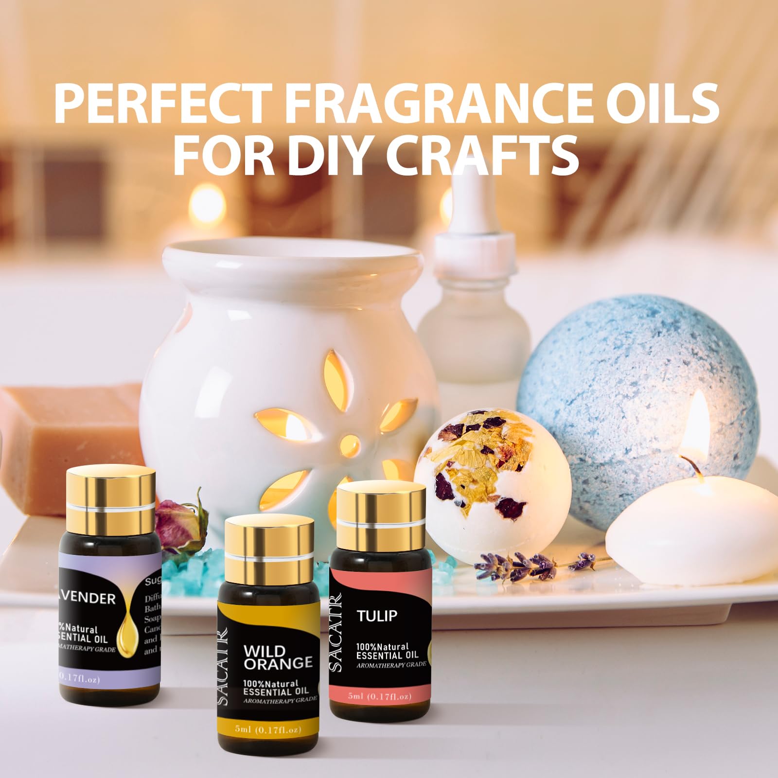Diffuser-ready essential oils for home and DIY projects
