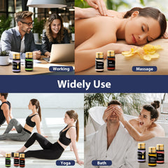 Gift-ready SACATR essential oils gift set packaging