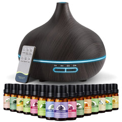 SACATR 550ml aromatherapy diffuser with essential oil bottles