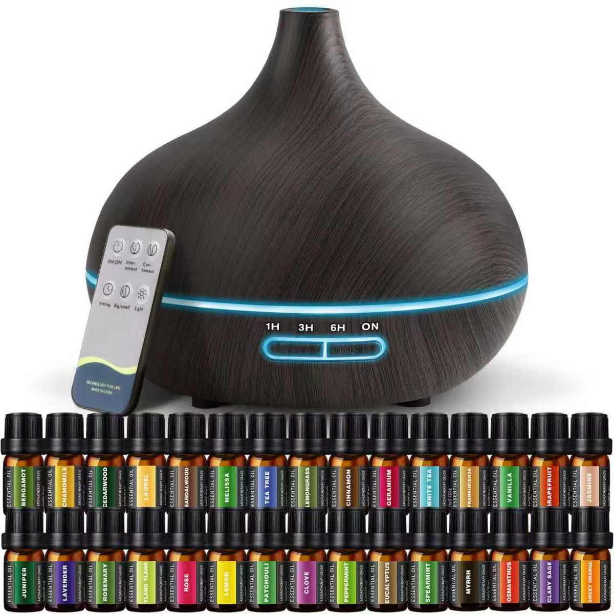SACATR 550ml ultrasonic oil diffuser with remote control