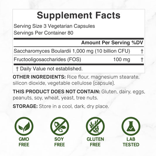 Probiotic and prebiotic duo 2-in-1 formula with FOS