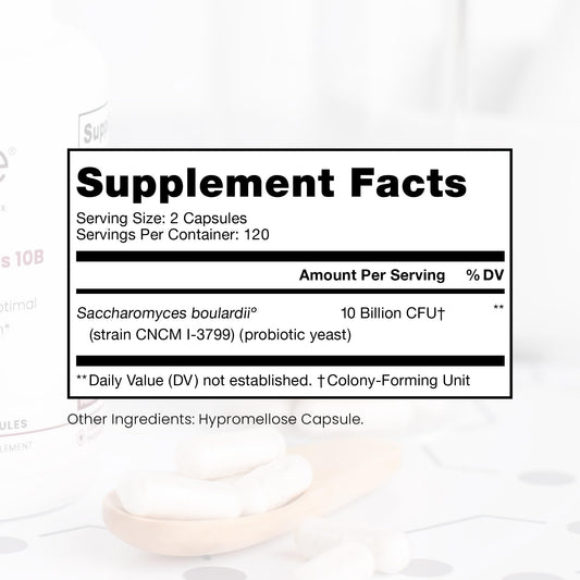 High-potency 10 billion CFU probiotic capsules