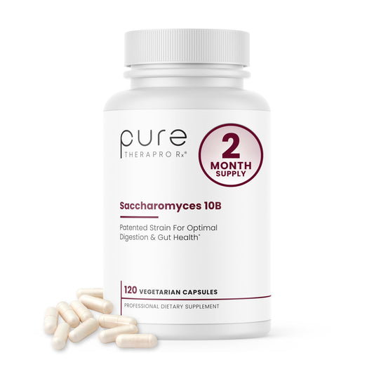 Saccharomyces boulardii probiotic bottle with 10B CFU