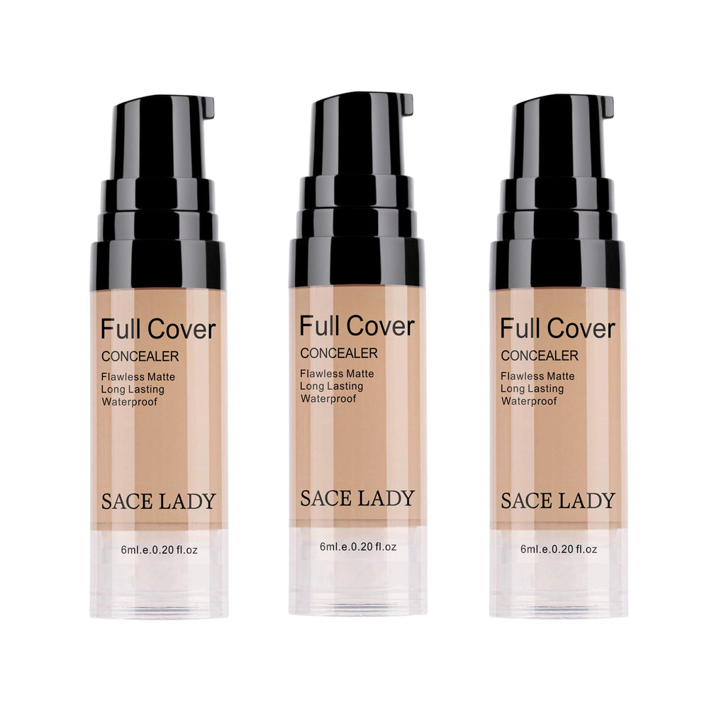 SACE LADY 3Pack concealer packaging for on-the-go full-coverage touch-ups.