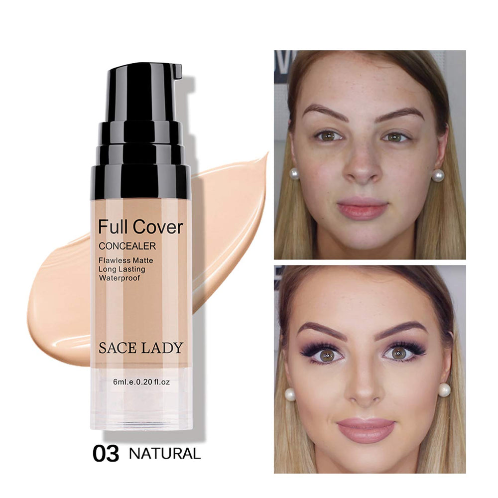 SACE LADY under-eye concealer addressing dark circles for a refreshed look.