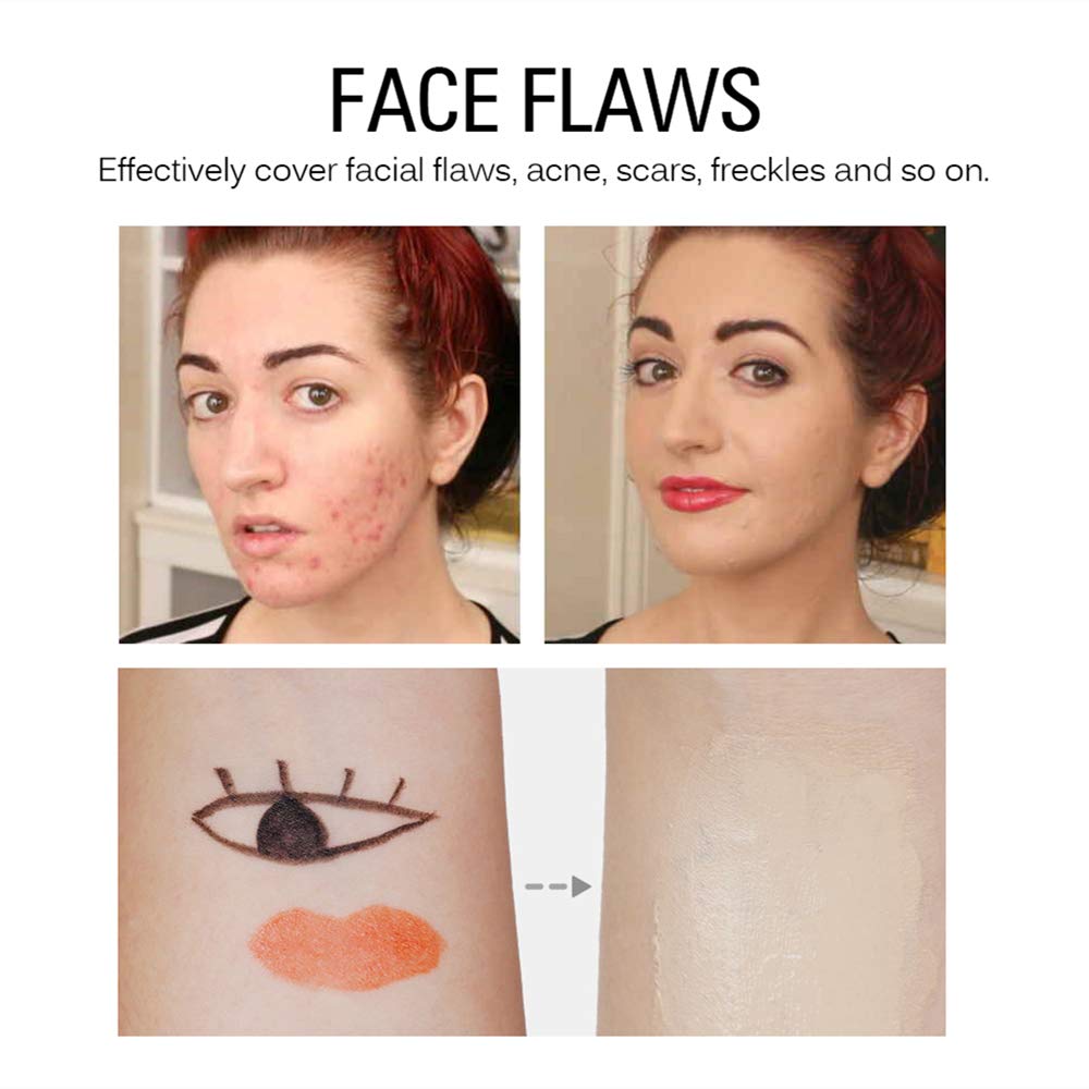SACE LADY hydrating liquid formula concealer tube maintains comfort throughout wear.