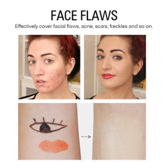 SACE LADY hydrating liquid formula concealer tube maintains comfort throughout wear.