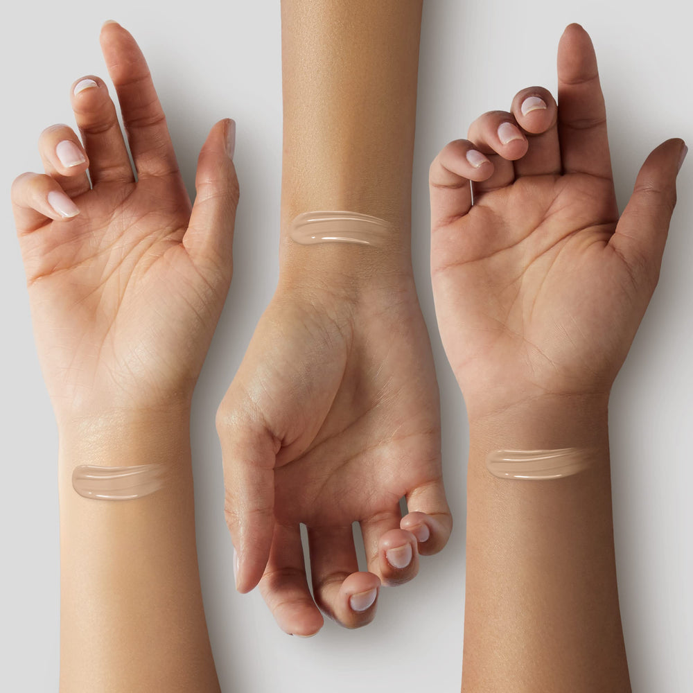 SACE LADY soft puff blending concealer for an airbrushed look.