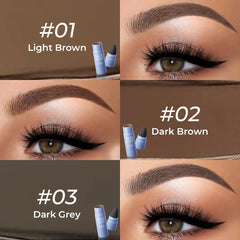 SACE LADY step-by-step stamping technique demonstrates quick brow shaping.