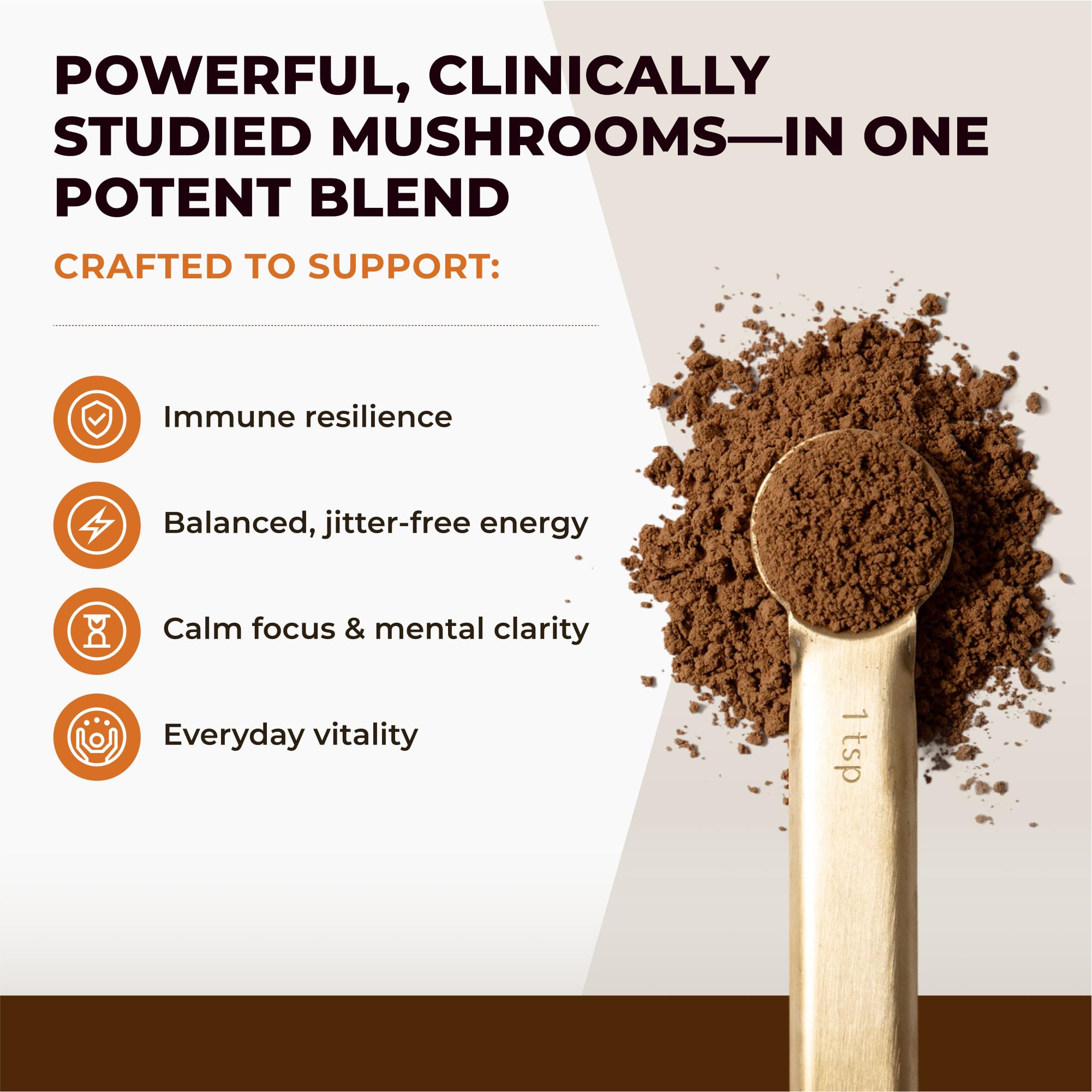 Cup of coffee with Sacred 7 dissolving in