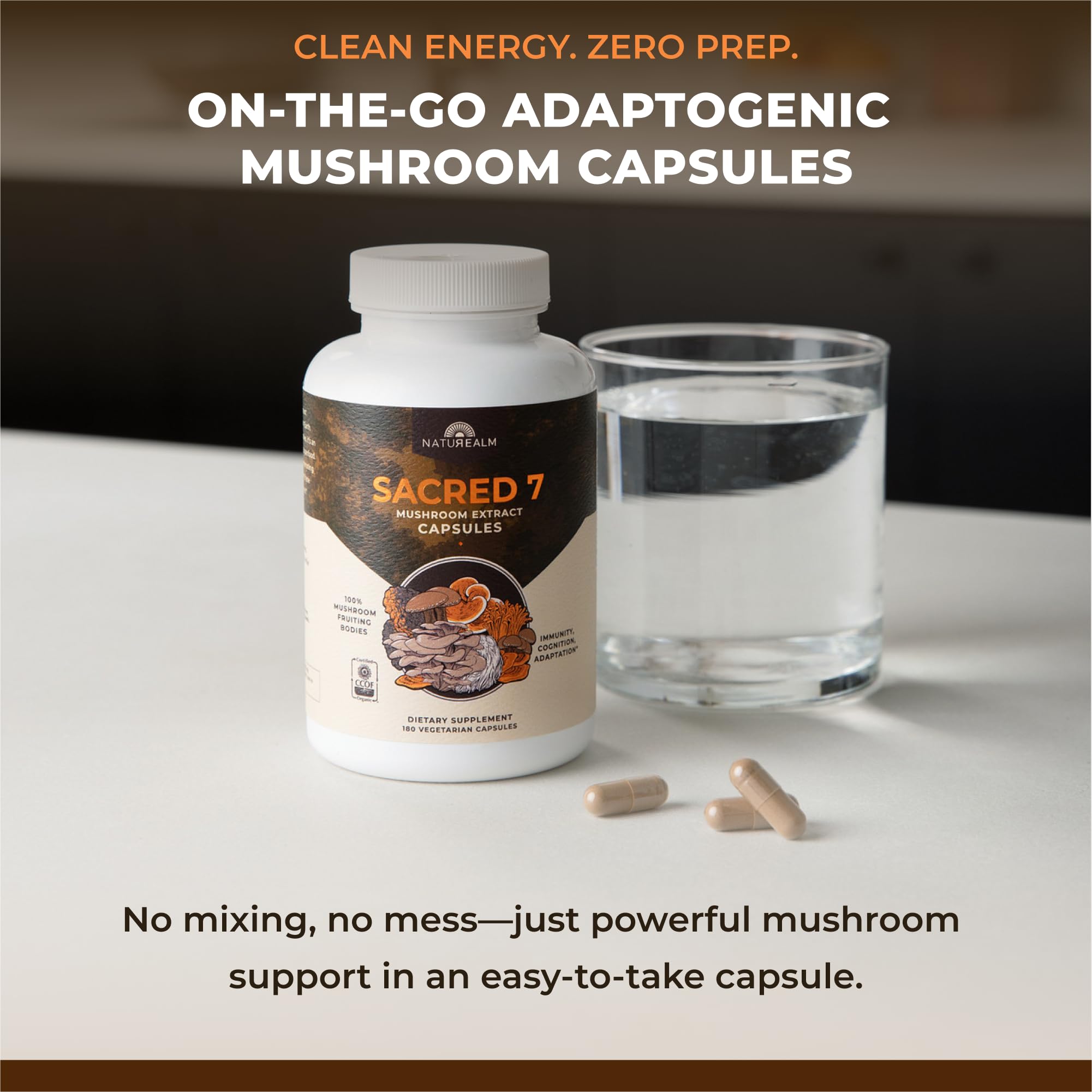Label highlighting 60-day supply and 180 capsules