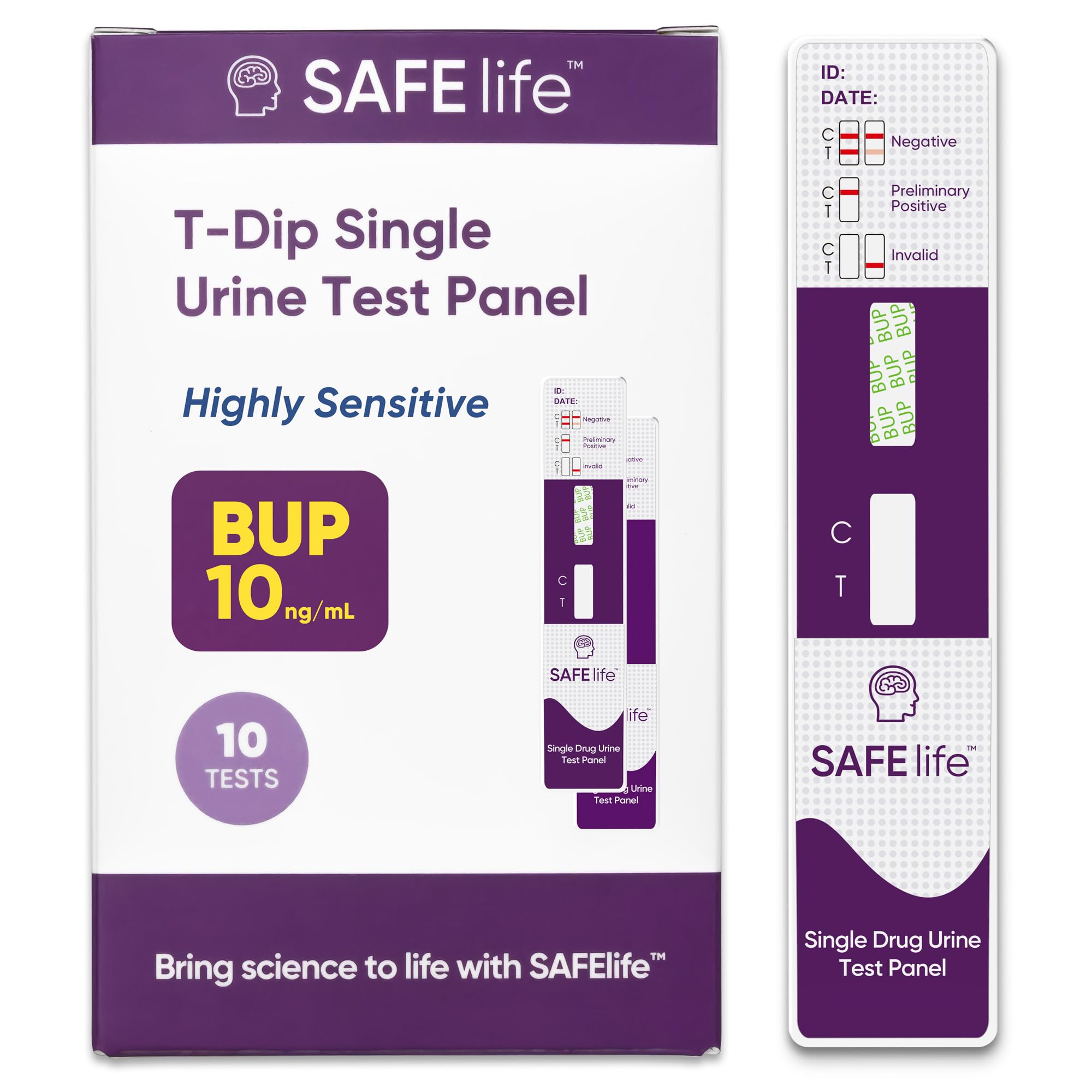 Safe Life Testing Safe Life Buprenorphine Urine Drug Test – Single Panel (10 ng/mL ...