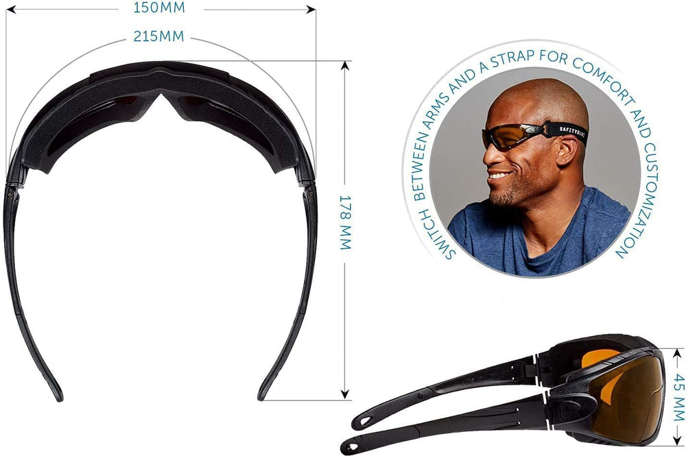 Glasses resting on a pillow for nighttime use