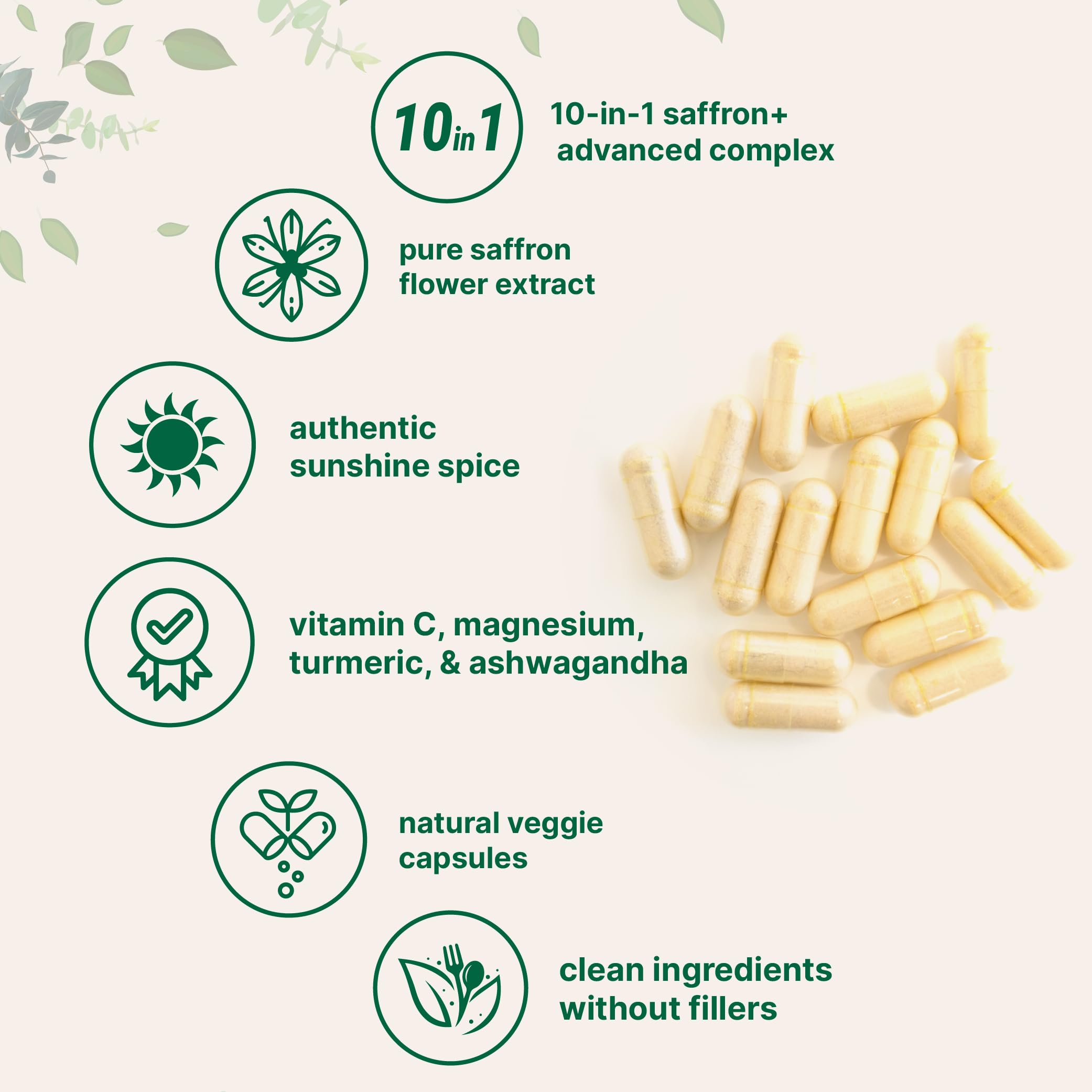 Mood and energy support blend with adaptogens and nootropics
