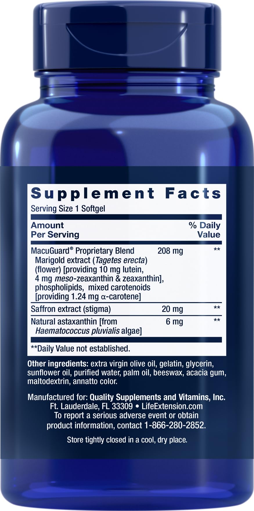 Saffron and astaxanthin as eye-nutrition components