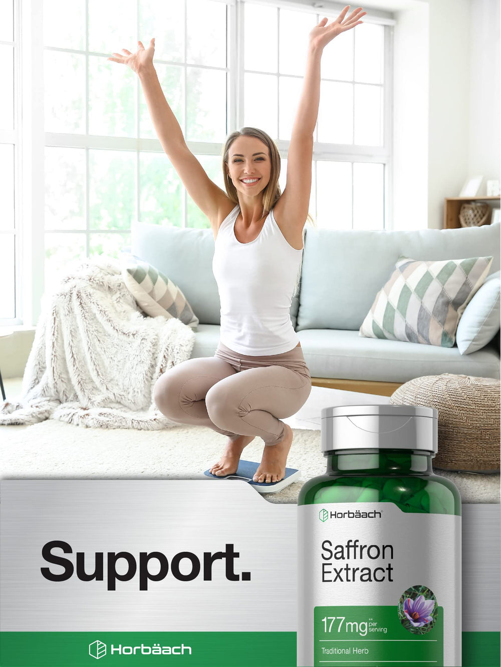 Gluten-free saffron extract capsules