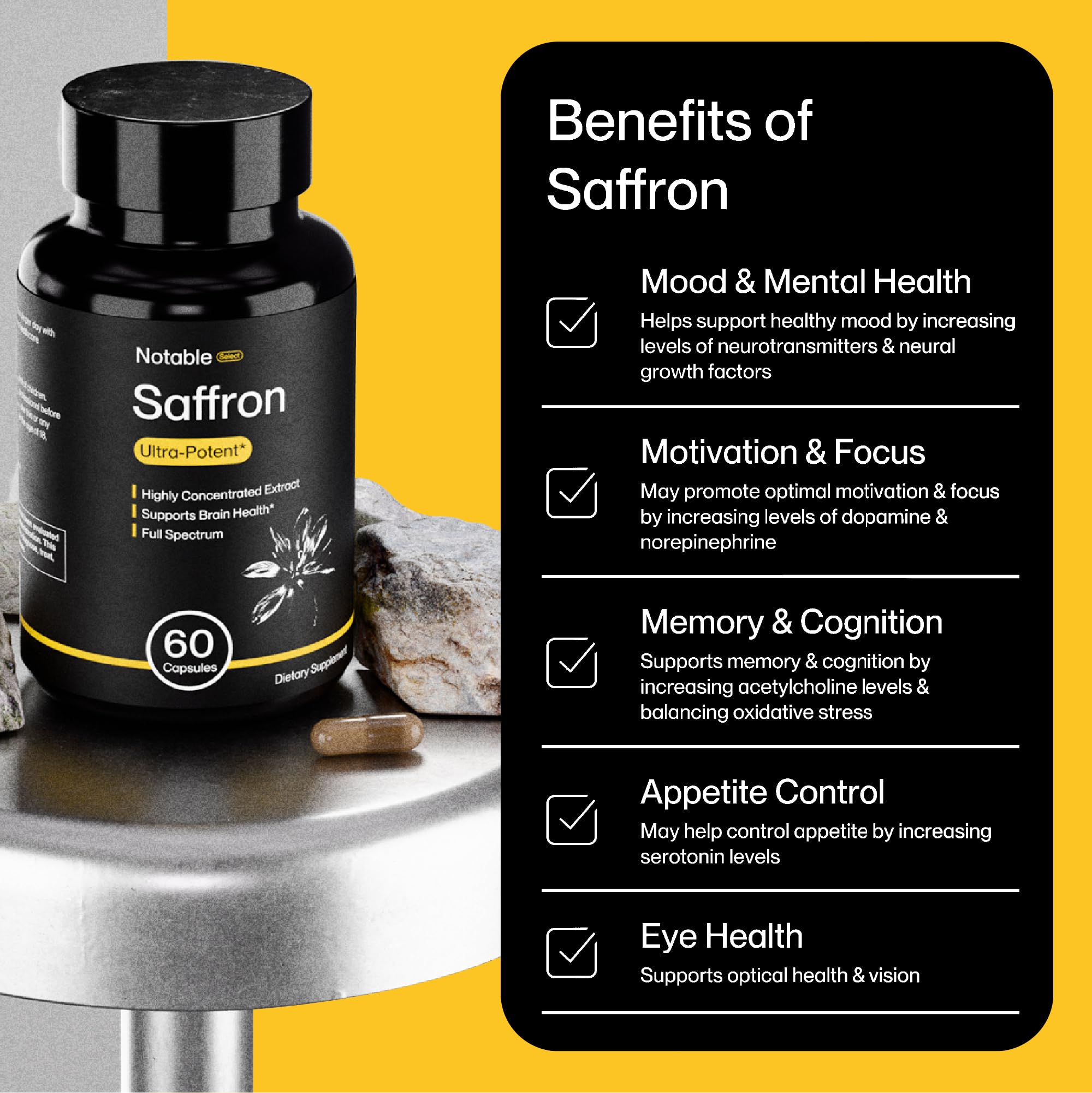 Serving information highlighting 30mg per serving