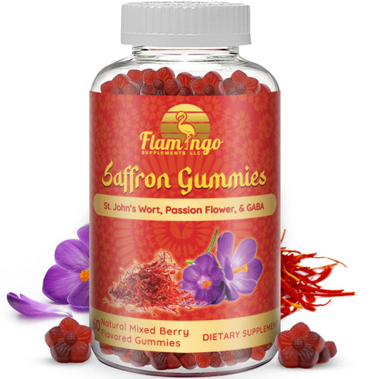 Apple-flavored saffron gummies