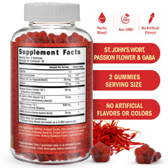 Sugar-free saffron gummies packaging