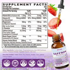 Saffron extract with L-Theanine for relaxation and focus