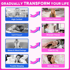 Saffron and GABA cortisol relief gummies for women