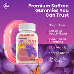 GMP-certified manufacturing facility producing saffron gummies
