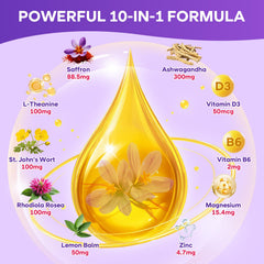 Saffron gummies for emotional balance and stress support