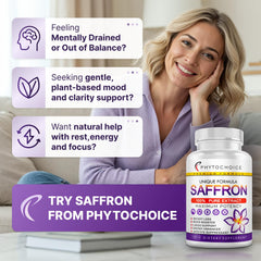 Eye health and vision support with saffron extract