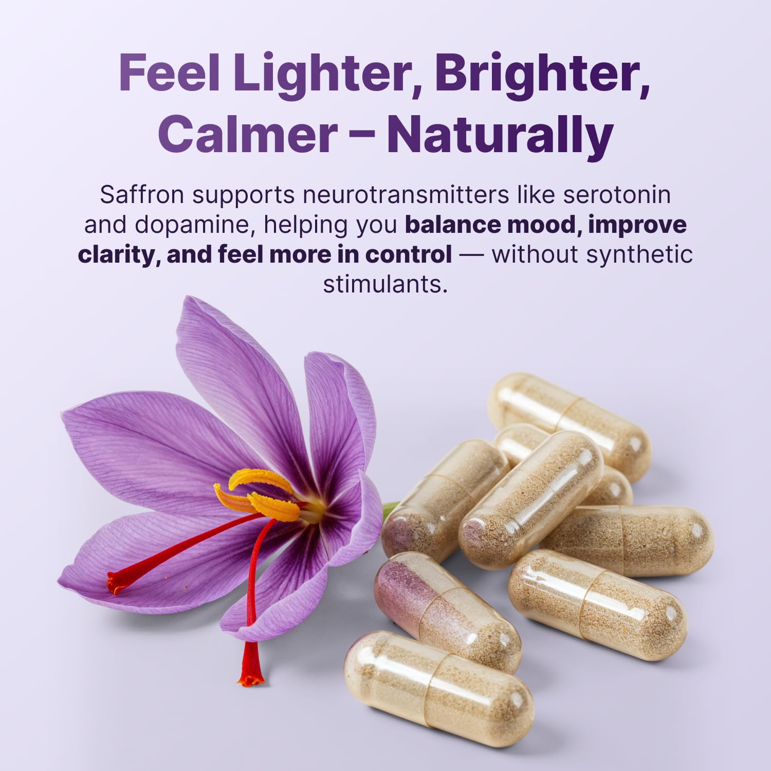 USA-made saffron extract capsule - 88.5 mg