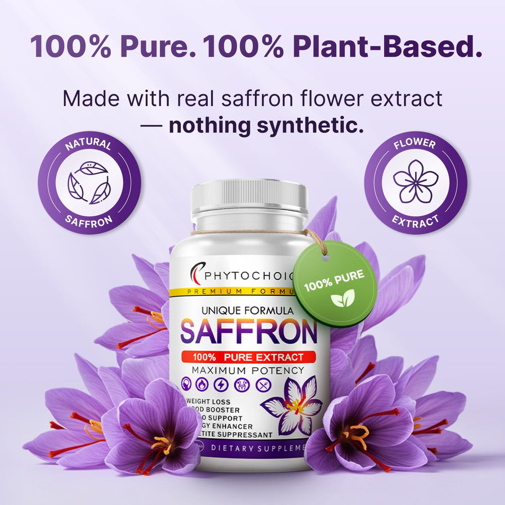 Eye health and vision illustration with saffron