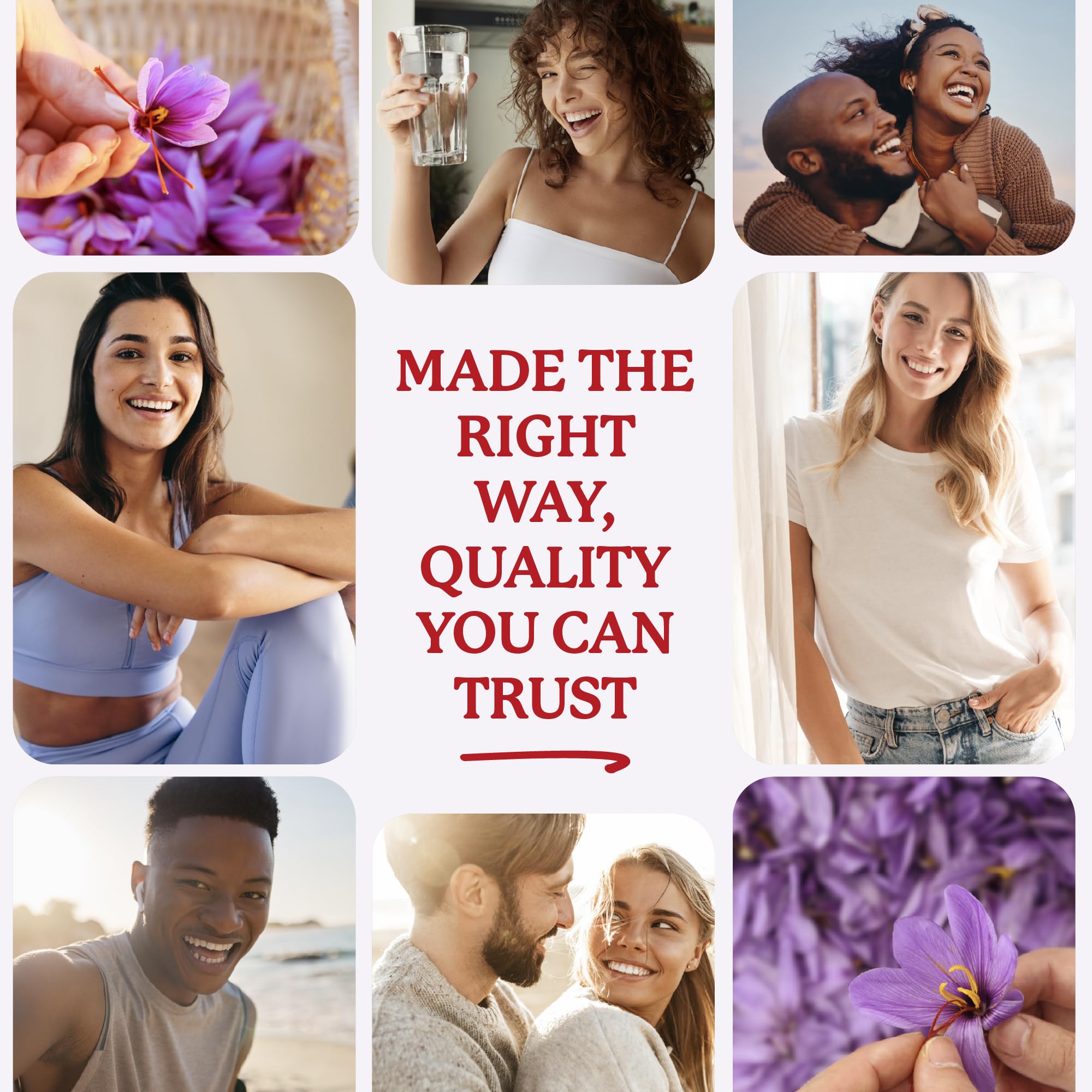 Premium saffron supplement bottle with cap