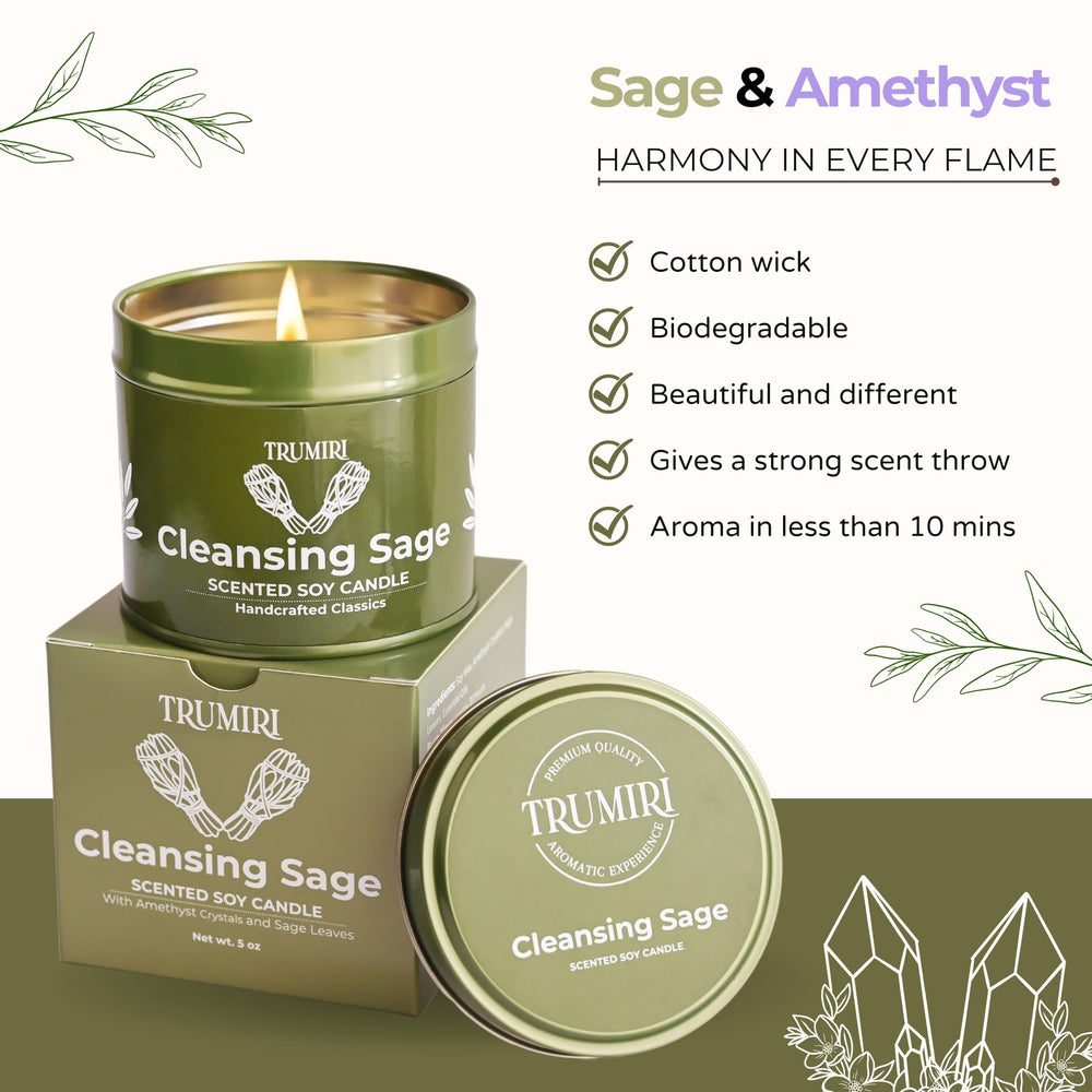 Non-toxic, eco-friendly candle with clean soy wax