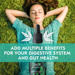 Alcohol-free vegan non-GMO gluten-free notes on Sage Extract