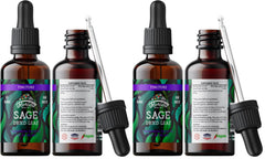 Sage Extract natural dried sage leaves in a 2 oz pack (pack of 2)
