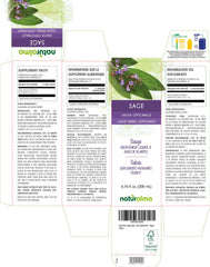 Illustration of concentrated sage leaf tincture 1:10