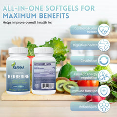 Diagram showing liposomal delivery concept for Sahha Berberine