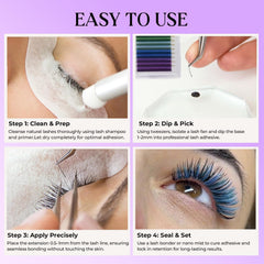 Saigon Lash 8–15mm length range enables versatile natural to dramatic styles.