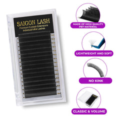 SAIGON LASH Black-C Curl 0.07 for durable, defined curl.