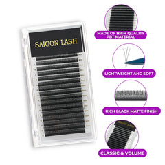 SAIGON LASH mixed lengths 7-15mm highlight versatile look options