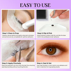 SAIGON LASH versatile curl options with J/B/C/CC/D/L/M for customization.
