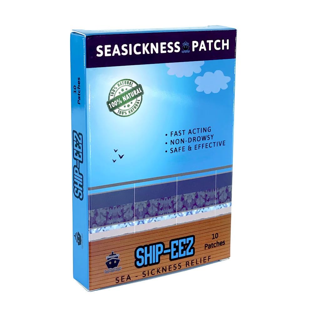 SAILPAK Ship-EEZ patch on-arm application demonstrates non-drowsy, fast-acting support at sea.